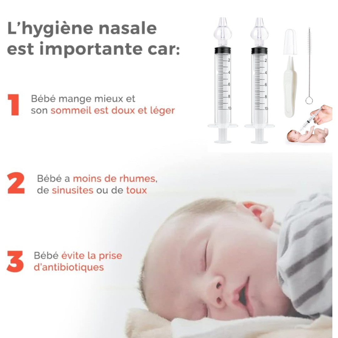 Seringues nasales réutilisables