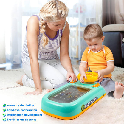 Volant Adventure – Jeu de Course Interactif pour Enfants | Simulation de Conduite