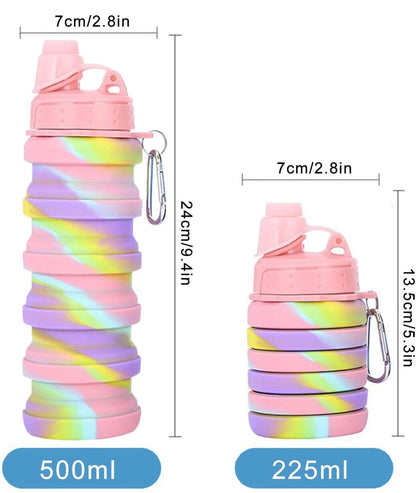 Gourde pliable en silicone